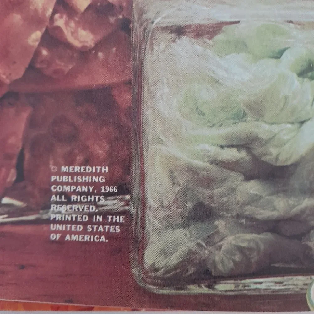 Better Homes and Garden cook book